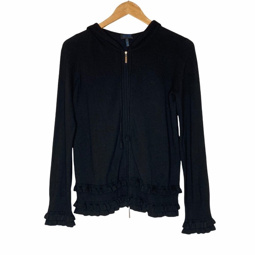 ESCADA SPORT | Full Zip Black Hooded Jacket